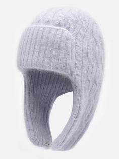 Шапка ушанка женская TANINI 70972 серо-голубая, р.56-58