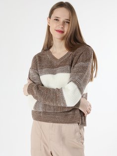 Пуловер женский Colins CL1062232_Q1.V1_BEI белый M