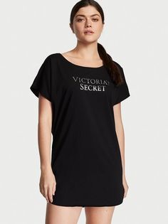 Ночная сорочка женская Victorias Secret ST 11192152 CC 5T6A черная M