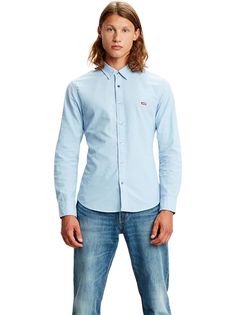 Рубашка мужская Levis 86625-0005 голубая M Levis®