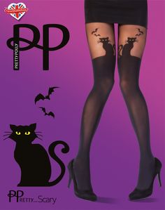 Колготки женские Pretty Polly AWV6 черные S/M/L