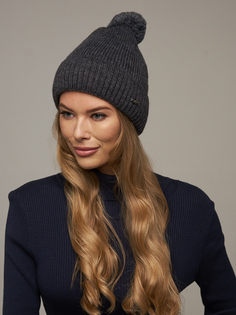 Шапка женская VAY 202-8396 07 т.серая, one size