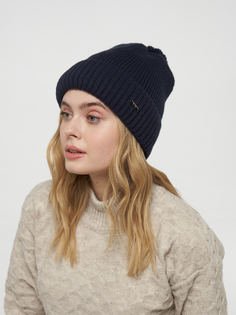 Шапка женская VAY 202-8396 188 т.синяя, one size