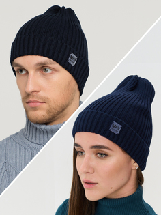 Шапка унисекс VAY 202-8433 7352 т.синяя, one size