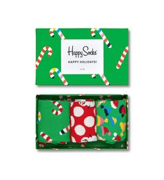 Носки мужские Happy Socks XMAS08 разноцветные 41-46