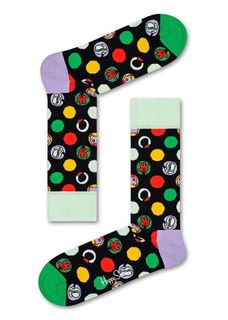 Носки унисекс Happy socks Disney Sock DNY01 черные 41-46