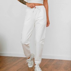 Брюки женские Ohana market Классик белые 54 RU