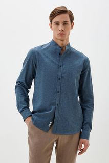 Рубашка мужская Baon B6622011 синяя S
