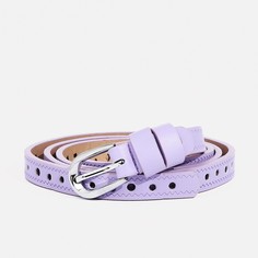 Ремень женский Волны сиреневый, 110 см No Brand