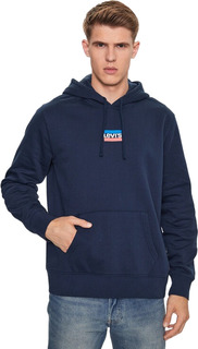 Худи мужское Levis Men Standard Graphic Hoodie синее 2XL Levis®