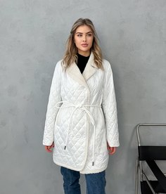 Куртка женская 326 белая 52 RU No Brand