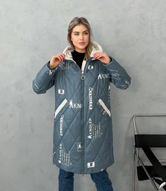 Куртка женская 7020 зеленая 50 RU No Brand