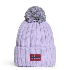 Шапка бини женская Napapijri Semiury Women v10 фиолетовая, one size