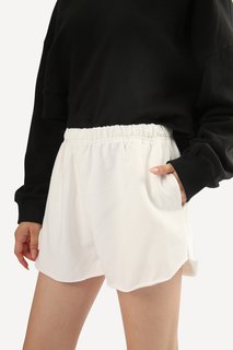 Спортивные шорты женские Mingul & Meiyeon 123556 белые 44 RU