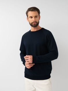 Свитшот мужской Best Tricotage BT695 синий 2XL