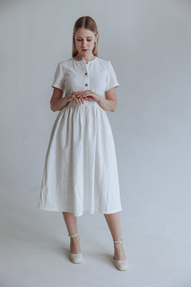 Платье женское Kinfolk Clothes базовое белое L