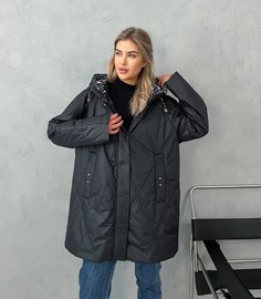 Куртка женская 330 черная 64 RU No Brand