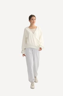 Свитшот женский Mingul & Meiyeon 122660 белый S