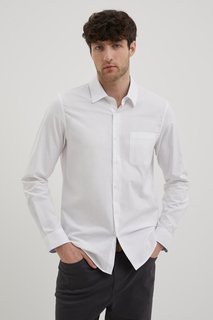 Рубашка мужская Finn Flare FBE21043 белая L