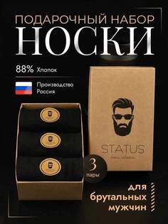 Носки мужские Универсальные черные 41-46 No Brand