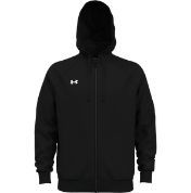 Толстовка мужская Under Armour UA Rival Fleece FZ Hoodie черная SM