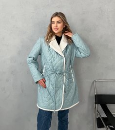 Куртка женская 326 бирюзовая 52 RU No Brand