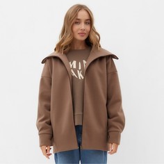 Куртка женская MINAKU Casual Collection коричневая 48 RU