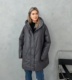 Куртка женская 330 серая 60 RU No Brand