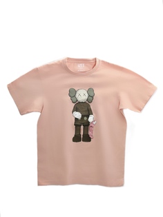 Футболка женская UNIQLO UNIQLO x KAWS розовая S