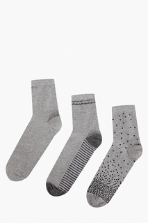 Комплект носков женских Finn Flare A20-11700S серых M