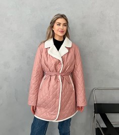 Куртка женская 326 розовая 48 RU No Brand