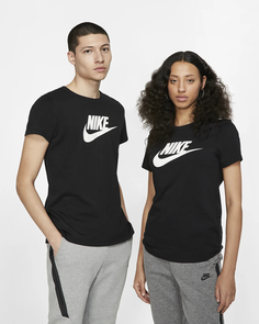 Футболка женская Nike Nsw Tee Essntl Icon Futura, BV6169-010, размер XL