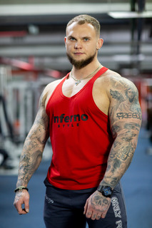 Майка мужская INFERNO style М-008-001 черная M