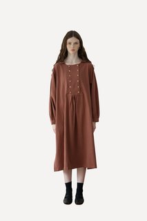 Платье женское Mingul & Meiyeon 325220WLY коричневое L