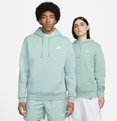 Худи мужское Nike M Sportswear Club Fleece Pullover Hoodie голубое M