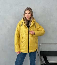 Куртка женская 363 желтая 48 RU No Brand
