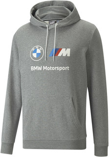 Худи мужское Puma Bmw Mms Ess Hoodie Tr серое M