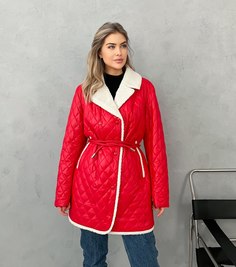 Куртка женская 326 красная 52 RU No Brand