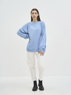 Свитер женский MELLE 4117 голубой one size