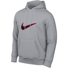 Худи мужское Nike M Sportswear Polar Fleece Hoodie серое 2XL