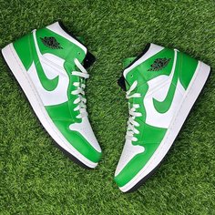 Кеды мужские Nike Air Jordan зеленые 10 US
