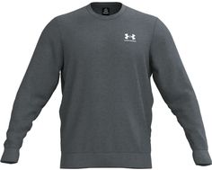 Свитшот мужской Under Armour UA Essential Fleece Crew серый XL