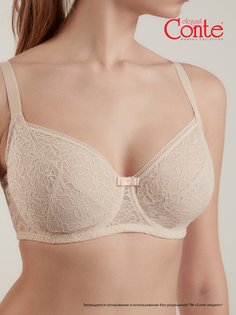 Бюстгальтер женский Conte Lingerie LYRIQUE RB6072 бежевый 95C