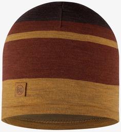 Шапка унисекс Buff Merino Move Hat коричневая, one size