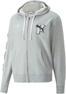 Толстовка унисекс Puma X Fz Hoodie серая S