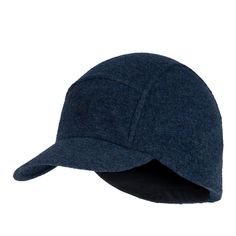 Кепка мужская Buff Pack Merino Fleece Cap синяя, one size