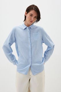 Рубашка женская Baon B1723022 голубая S