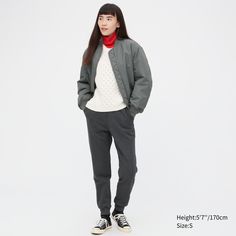 Брюки женские UNIQLO 449879 серые XS