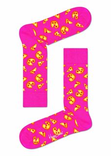 Носки унисекс Happy socks Pizza Sock PIZ01 синие 36-40