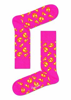 Носки унисекс Happy socks Pizza Sock PIZ01 синие 36-40